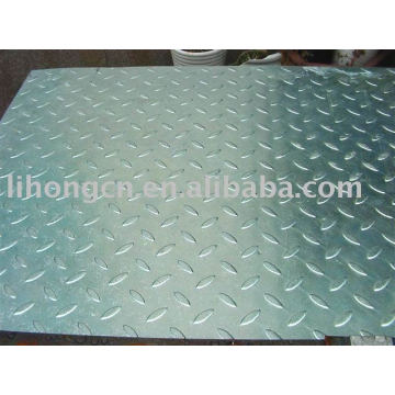 Galvanized checker plate